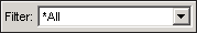 Filter drop-down list.